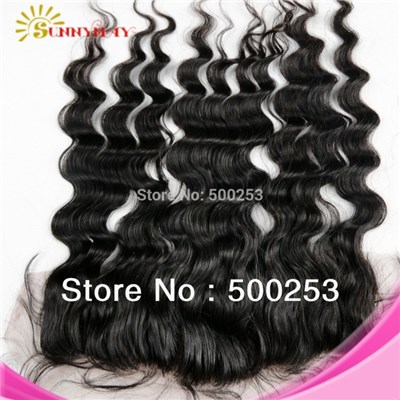 Loose Wave Remy Indian Hair Lace Frontal Bleached Knots,with Baby Hair