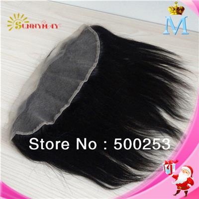 Super Deal New Arrival Best Sale Grade 6a 100% Remy Indian Straight 13x4 Lace Frontal Piece With Baby Hair