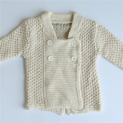 Kids Double-breasted Cardigan Sweater