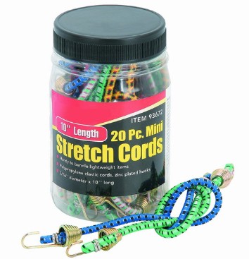 20PC Mini Stretch Cords