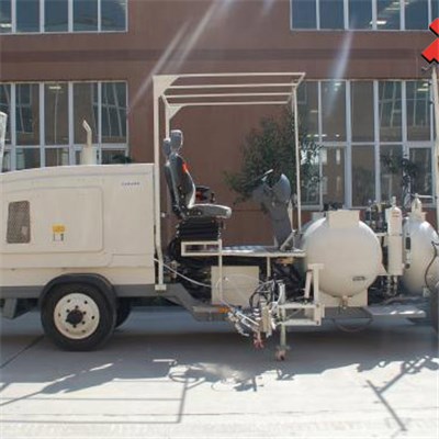 TT-C02-CP400 Driving Type Cold Paint And 2-component High Pressure Airless Spraying Road Marking Machine