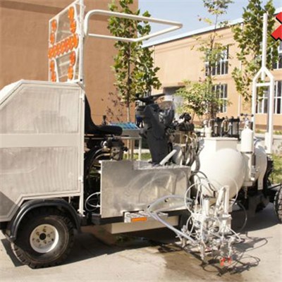 TT-C01-CP200 Driving Type Cold Paint And 2-component High Pressure Airless Spraying Road Marking Machine