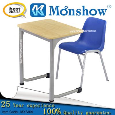 Sale Cheap Plastic Chair With Wood Table For School Furniture