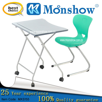Fashion Foldable Single Desk And Chair