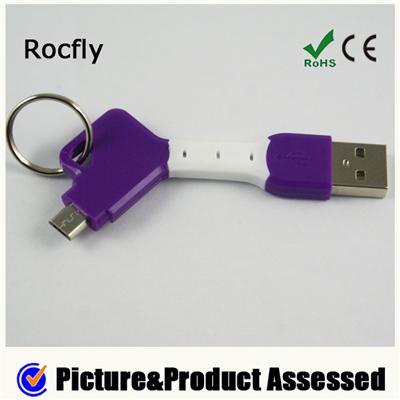Micro 5pin Keychain USB Cable