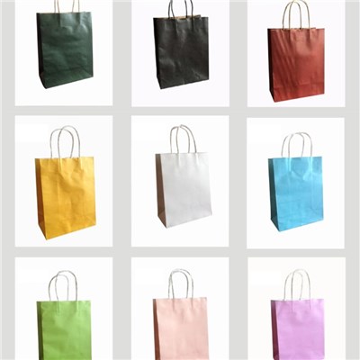 Brown Kraft Paper Bag Use Use For Shopping