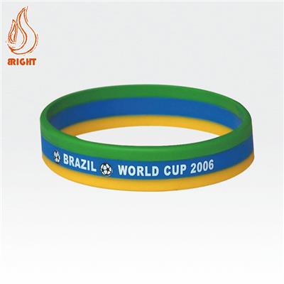 Silicone Wrist Band With Embossed Logo