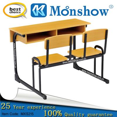 2 Person Primary And Middle School Laminate Wood Timber Desk Furniture