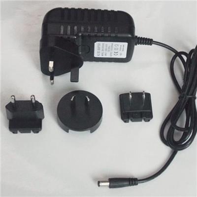 Wall Mount 12v 2a 3a Power For Led Light Interchangeable Plug Adapter
