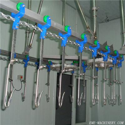 Poultry Evisceration Over-Head Automatic Conveying System