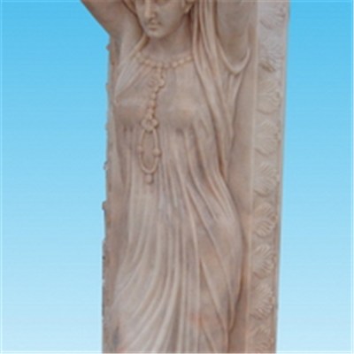 Marble Statue Column