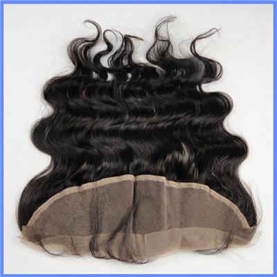 Top Quality Lace Frontal Hair Pieces Natural Black Color Body Wave Lace Frontal