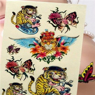 Creative Personality Is Waterproof Tattoo Stickers, Cartoon DongManTie Paper, South Korea Tattoo Stickers,Welcome To Sample Custom