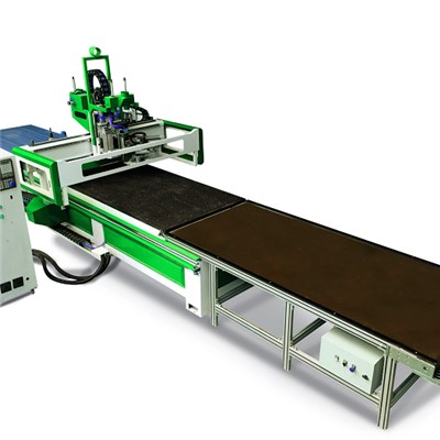 Automatic Loading Unloading CNC Router With ATC
