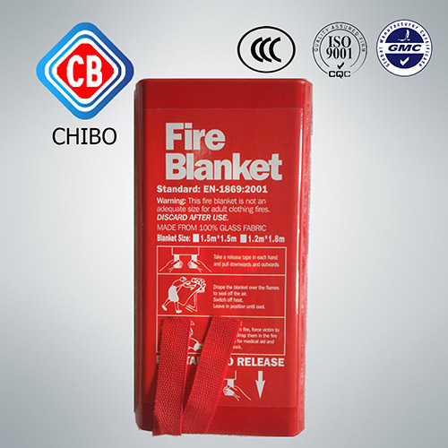 Different Size glassfiber material fire blanket