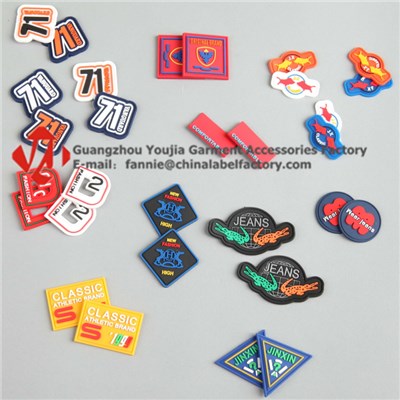 Silicone/Rubber/PVC Clothing Brand Labels