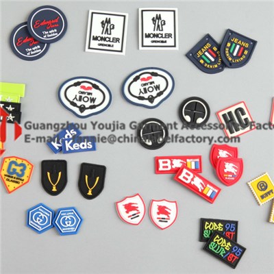 Hot Sell 3D Silicone Labels