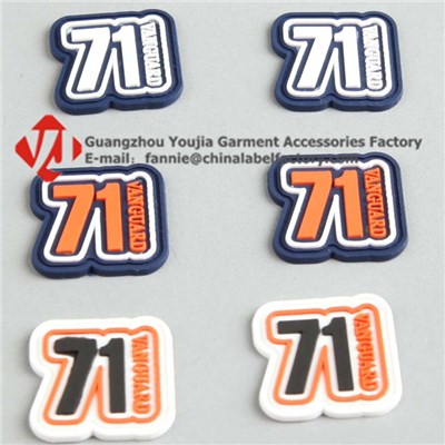 Silicone Rubber Clothing Logo Patch