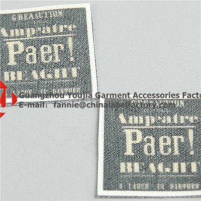 Garment Label Woven Tag Fabric Label