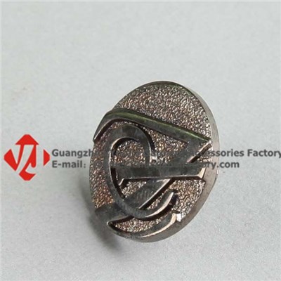 Custom Antique Metal Brand Button