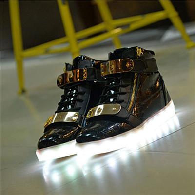 Wholesales Unisex LED Shoes Fashion Men And Women Best Quality Flaring Luminous Shoes LED Air Force Shoes