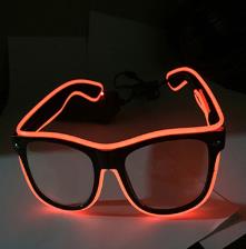 3 Flashing Modes Light Up EL Wire Glasses LED Voice Control Party Glasses Colorful Glowing Toys For DJ/ Bright Light/ Holiday Gift