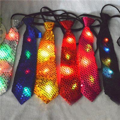 Korean LED Ties Stage Dancing Magic Light Up Ties Light Up Necktie
