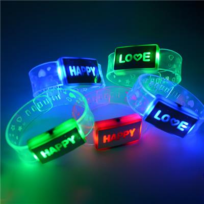 Factory Direct Deal LED Bracelet 2016 Hot Selling LED Party Bracelet Light Up Party Bracelet
