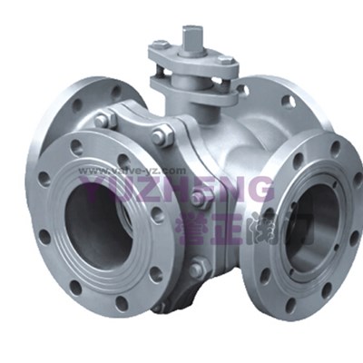 Stainless Steel 4Way Flanged Ball Valve
