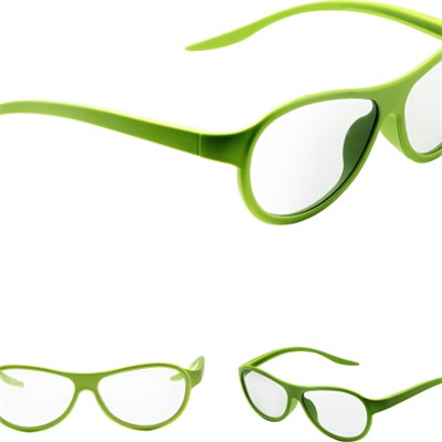 Green Color 3D Eyeware