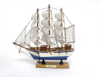 model ship (wooden sailing boat)