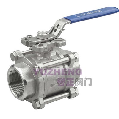 3PC Stainless Steel Ball Valve With ISO5211 Pad