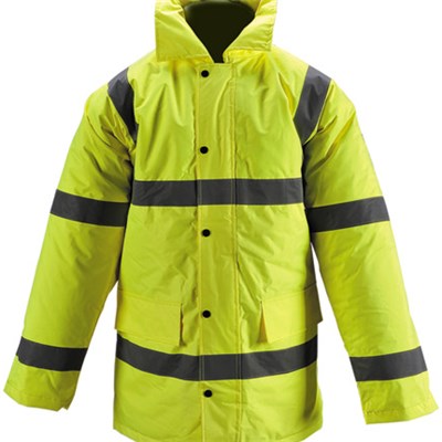 Safety Padded Jacket 150D Oxford With Coating