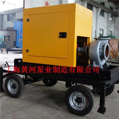 KDWY Model Trailer Type Diesel Water Lift Pump-Flood And Draining Waterlogging(4-wheel Trailer)