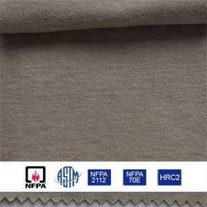 ASTM Cotton Knitted Fire Resistant Fabric