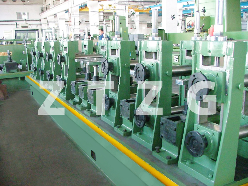 ERW140 carbon steel HF Straight Welded Pipe production Line