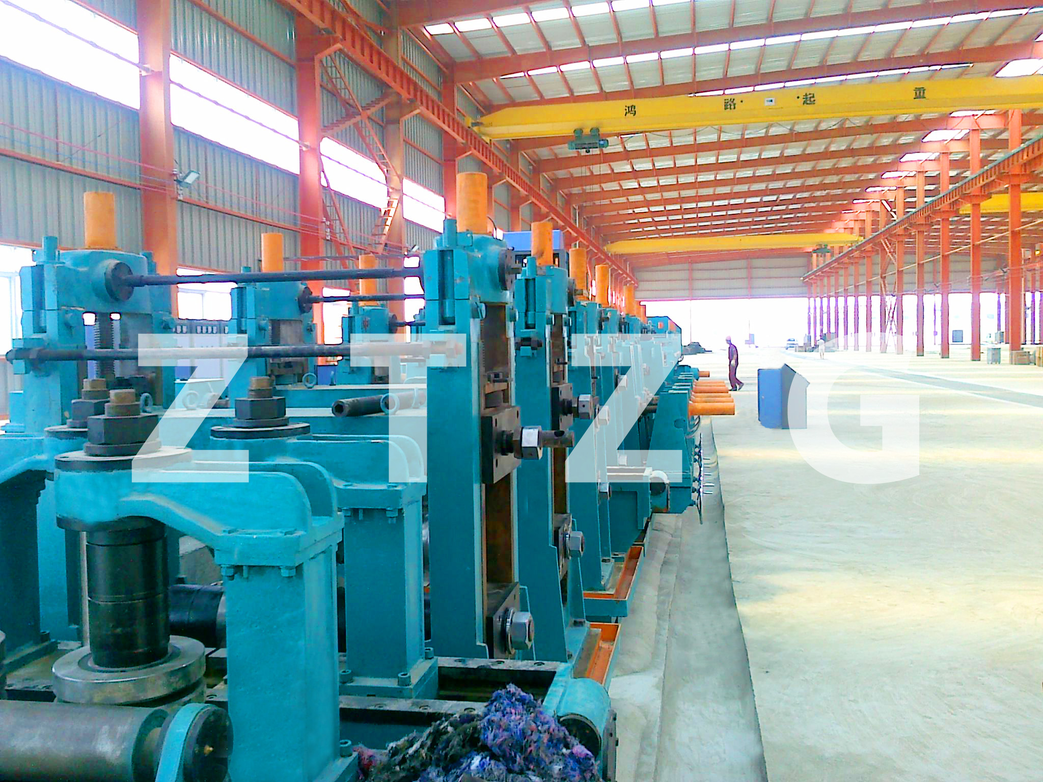ERW273 carbon steel HF Straight Welded Pipe production Line