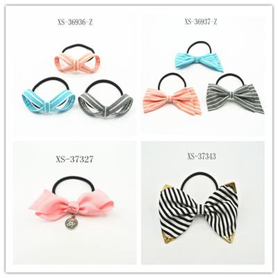 Hair Ponytail Holder Bow Knot For Adult Girls And Kids