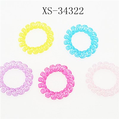 Spiral Telephone Wire Fashion Hair Bands