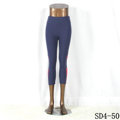 SD4-50 Low-waist Solid Color All-match Sport Fashion Slim Women Leggings