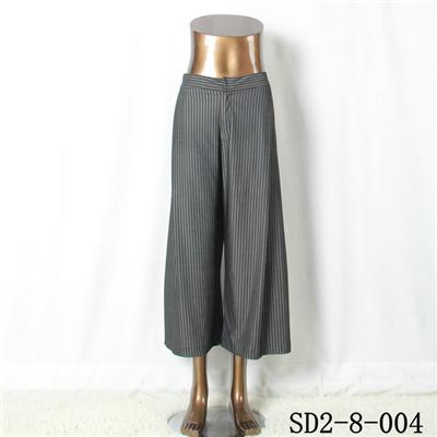 SD2-8-004 Latest Popular Knit Fashion Elastic Strip Loose Pants