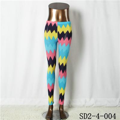 SD2-4-004 Fashion Knit Boho Wave Sexy Style Leggings