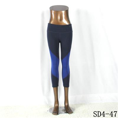SD4-47 High-waist Solid Color All-match Yoga Running Leggings