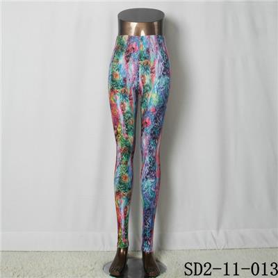 SD2-11-013 Latest Fashion Fashion Knit Starry-sky Print Slim Leggings