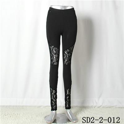 SD2-2-012 Fashion Trend Splice Lace Sexy Leggings