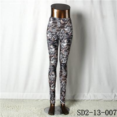 SD2-13-007 Fashion Knit Tiger Print Sexy Leggings