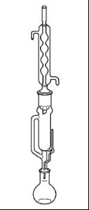 Extraction Apparatus With Bulbed Condenser And Ground Glass Joints