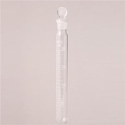 Test Tube With Graduation And Ground-in Glass Stopper