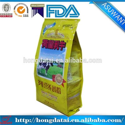 Bag With Resealed Zipper For Milk