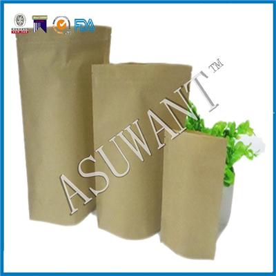 Recycle Coffee Packaging Kraft Paper Bag